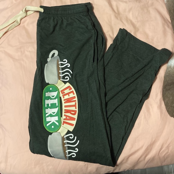Other - Friends  “Central Perk” lounge button fly pullstring pants